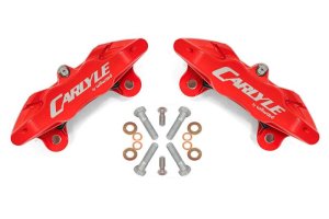 Chevrolet Corvette Brake Caliper Brackets - BMR Suspension - 15in Conversion Kit - Red - `14-`19